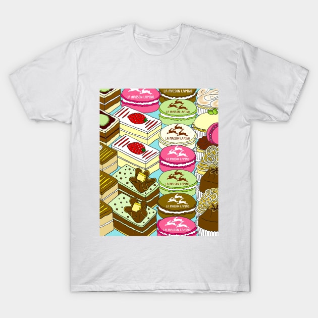 Cakes Cakes Cakes! T-Shirt by lamaisondulapino